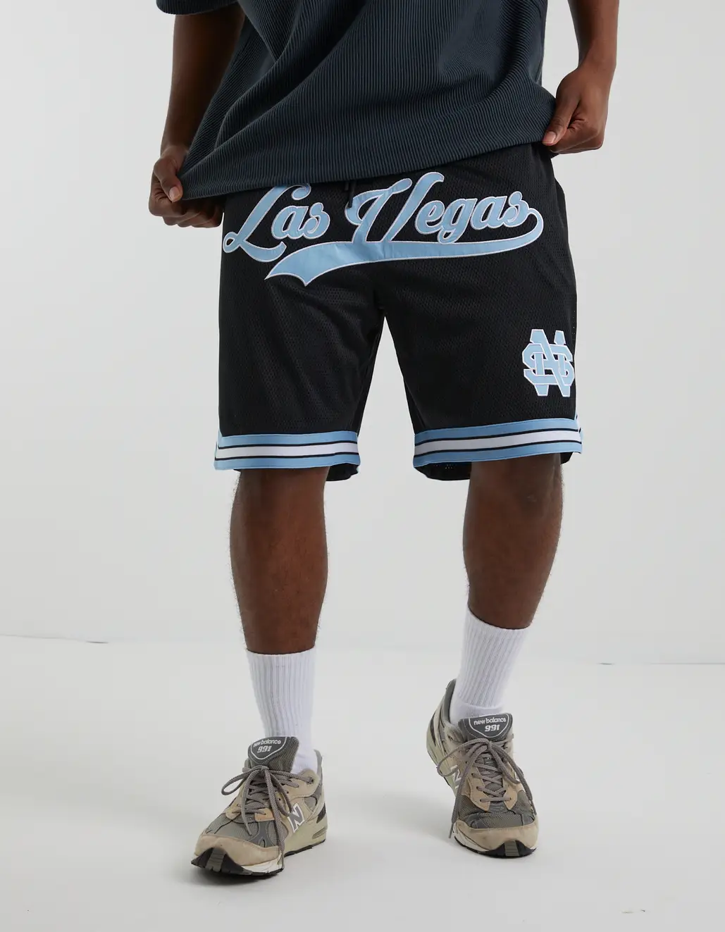 LAS VEGAS BASKETBALL SHORTS IN BLACK
