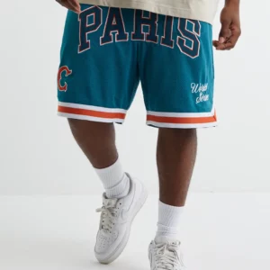 PARIS BASKETBALL SHORTS IN GREEN